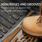 TPE car floor mats protecting vehicle carpet from mud and dirt