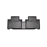 Custom-fit TPE rear car floor mats
