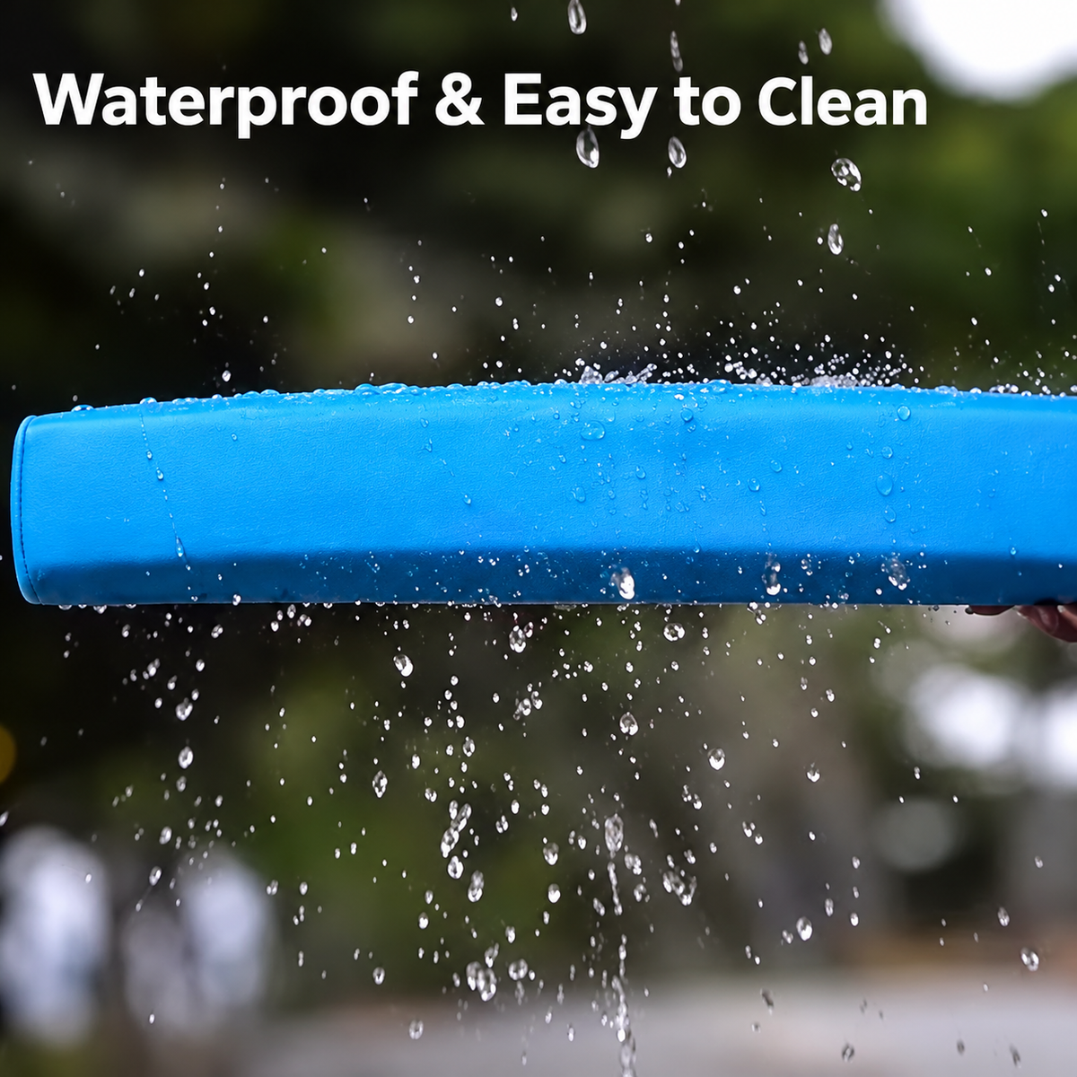 Waterproof and easy to clean blue dog car window chin rest